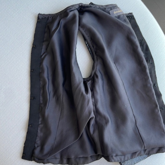 Vintage Grey Sequin Vest - Picture 2 of 4